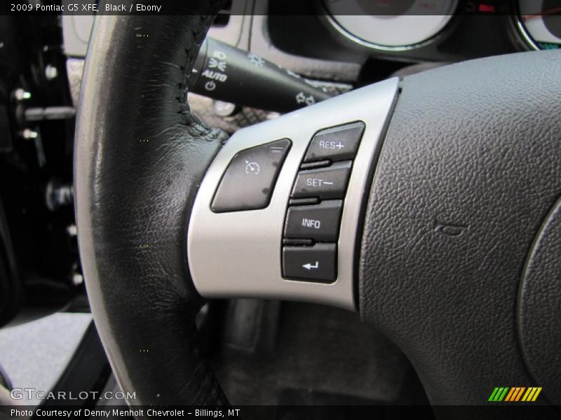 Controls of 2009 G5 XFE
