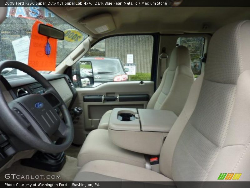  2008 F350 Super Duty XLT SuperCab 4x4 Medium Stone Interior