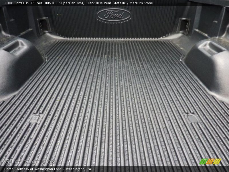 Dark Blue Pearl Metallic / Medium Stone 2008 Ford F350 Super Duty XLT SuperCab 4x4