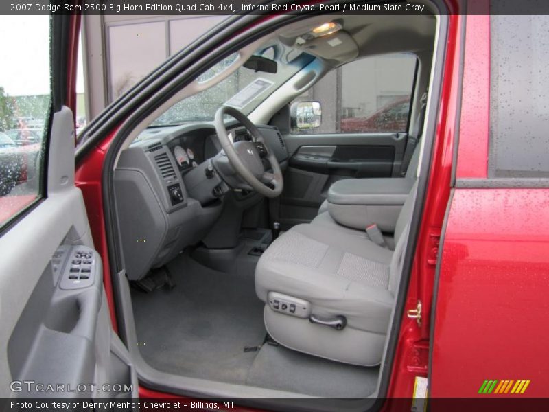 Inferno Red Crystal Pearl / Medium Slate Gray 2007 Dodge Ram 2500 Big Horn Edition Quad Cab 4x4