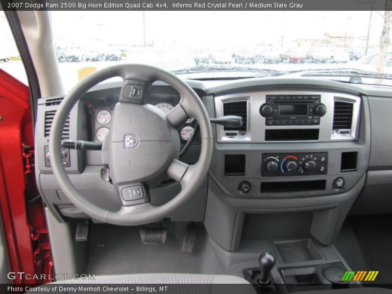 Inferno Red Crystal Pearl / Medium Slate Gray 2007 Dodge Ram 2500 Big Horn Edition Quad Cab 4x4