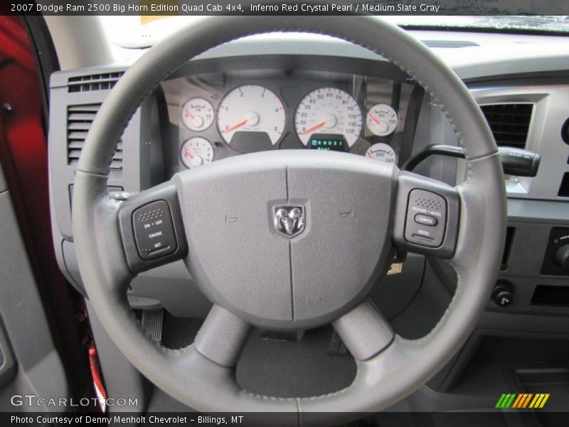 Inferno Red Crystal Pearl / Medium Slate Gray 2007 Dodge Ram 2500 Big Horn Edition Quad Cab 4x4
