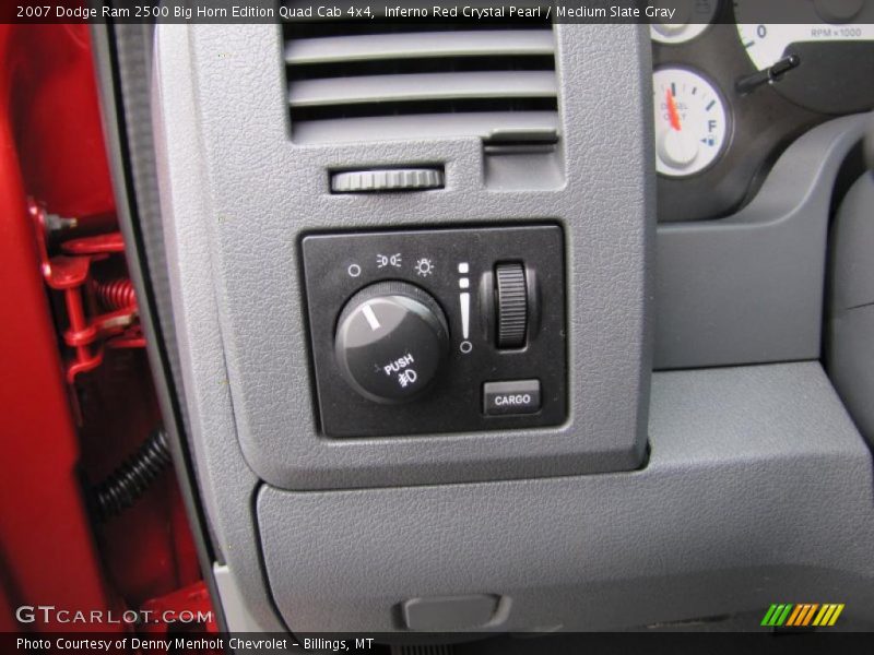Inferno Red Crystal Pearl / Medium Slate Gray 2007 Dodge Ram 2500 Big Horn Edition Quad Cab 4x4