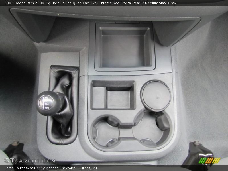 Inferno Red Crystal Pearl / Medium Slate Gray 2007 Dodge Ram 2500 Big Horn Edition Quad Cab 4x4