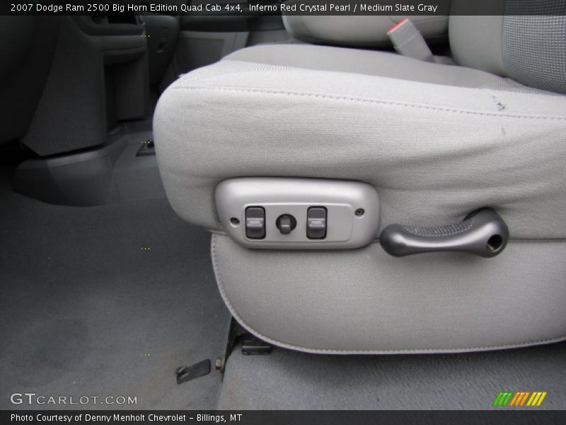 Inferno Red Crystal Pearl / Medium Slate Gray 2007 Dodge Ram 2500 Big Horn Edition Quad Cab 4x4
