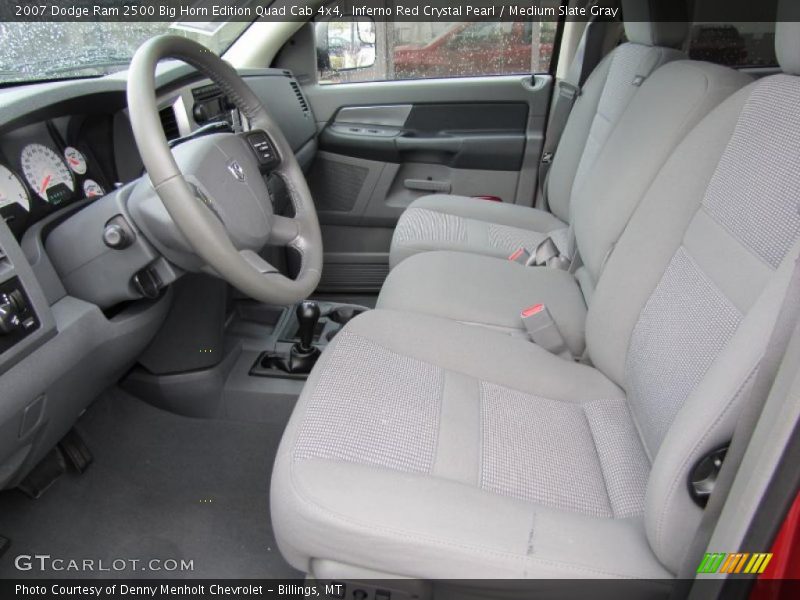 Inferno Red Crystal Pearl / Medium Slate Gray 2007 Dodge Ram 2500 Big Horn Edition Quad Cab 4x4