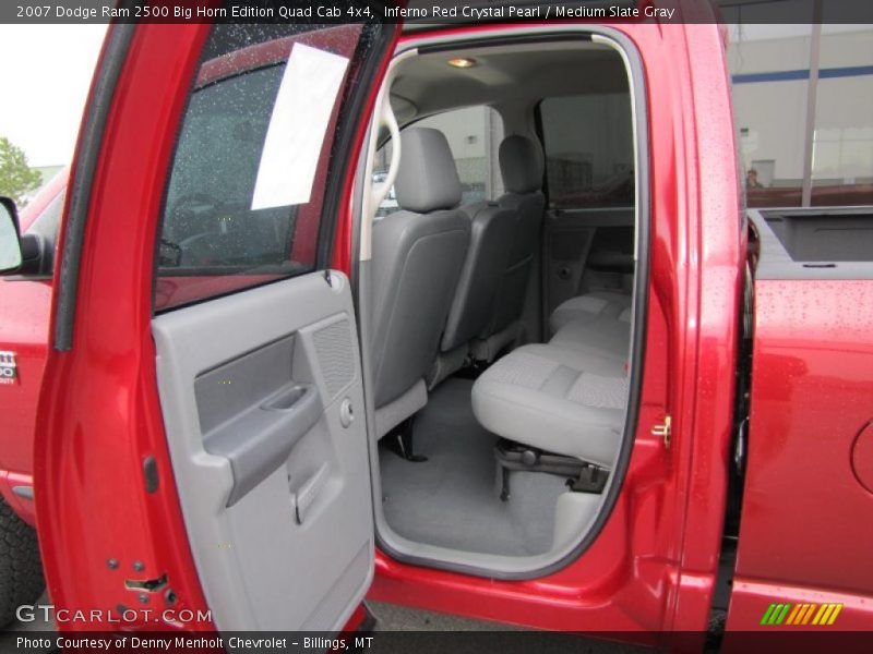 Inferno Red Crystal Pearl / Medium Slate Gray 2007 Dodge Ram 2500 Big Horn Edition Quad Cab 4x4