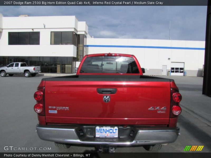 Inferno Red Crystal Pearl / Medium Slate Gray 2007 Dodge Ram 2500 Big Horn Edition Quad Cab 4x4