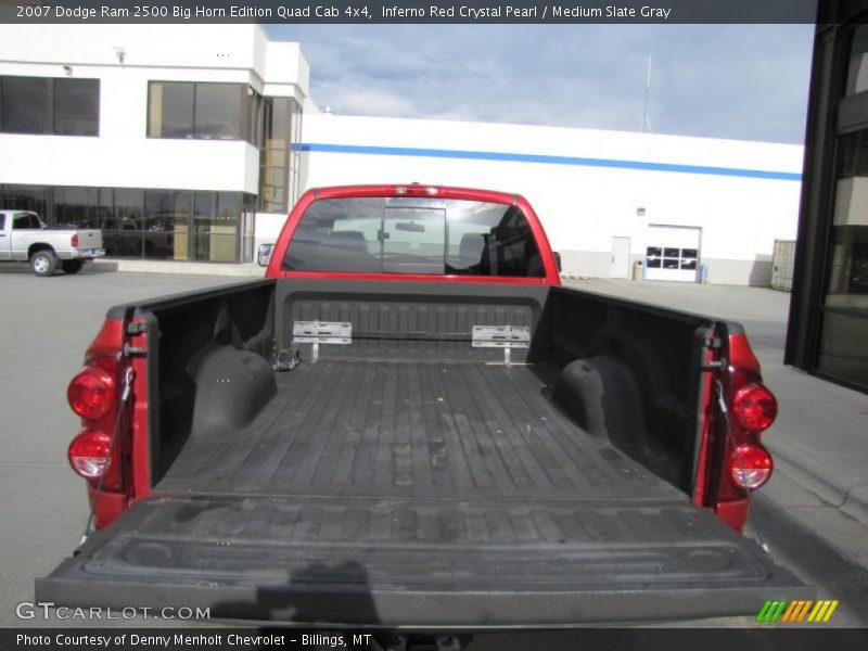 Inferno Red Crystal Pearl / Medium Slate Gray 2007 Dodge Ram 2500 Big Horn Edition Quad Cab 4x4