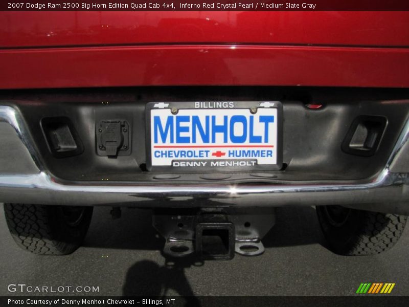 Inferno Red Crystal Pearl / Medium Slate Gray 2007 Dodge Ram 2500 Big Horn Edition Quad Cab 4x4