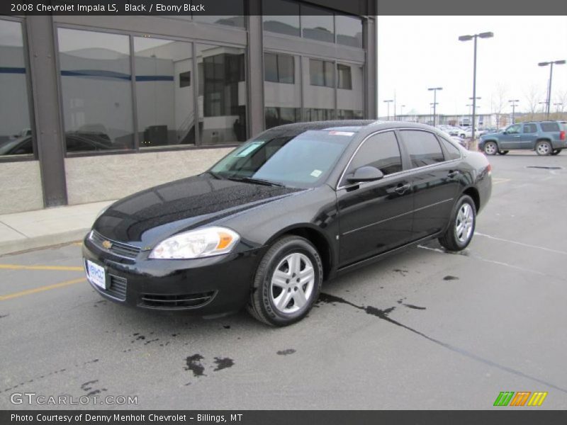 Black / Ebony Black 2008 Chevrolet Impala LS