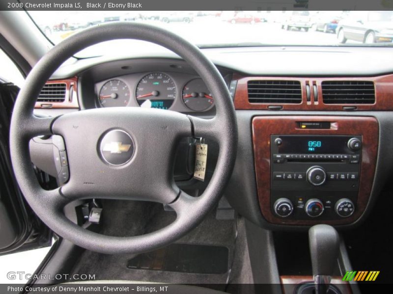 Black / Ebony Black 2008 Chevrolet Impala LS