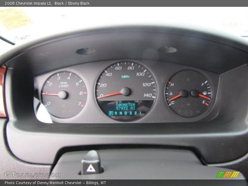 Black / Ebony Black 2008 Chevrolet Impala LS