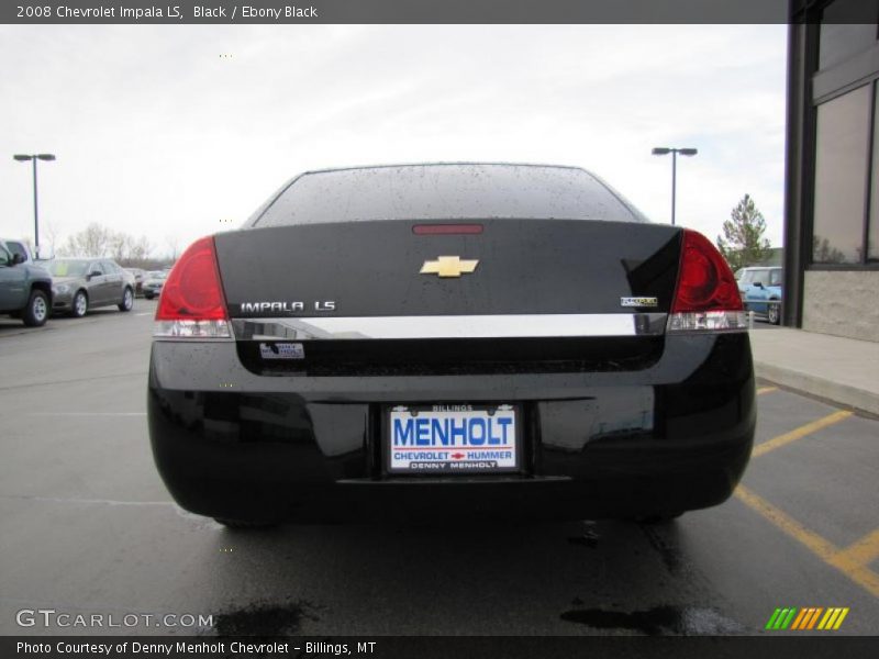 Black / Ebony Black 2008 Chevrolet Impala LS