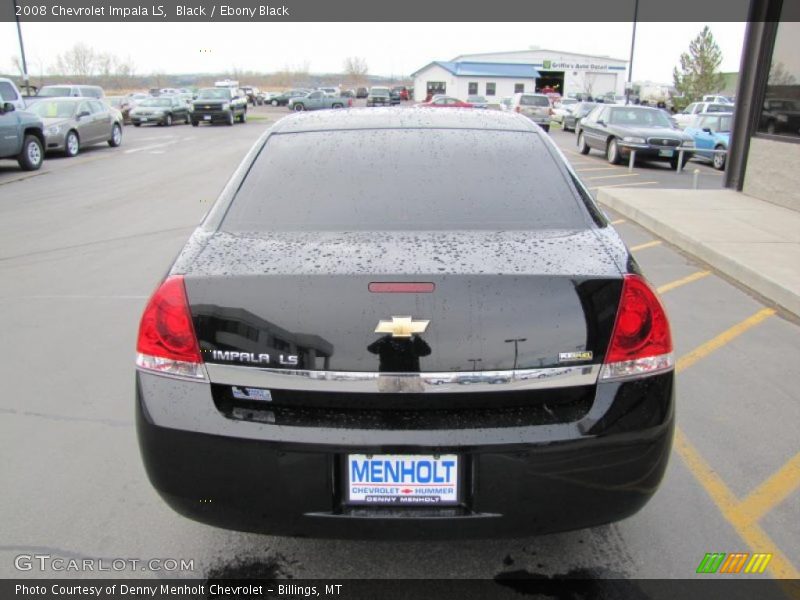 Black / Ebony Black 2008 Chevrolet Impala LS