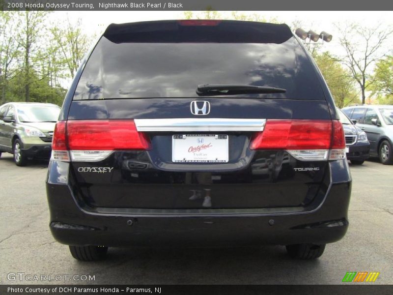 Nighthawk Black Pearl / Black 2008 Honda Odyssey Touring