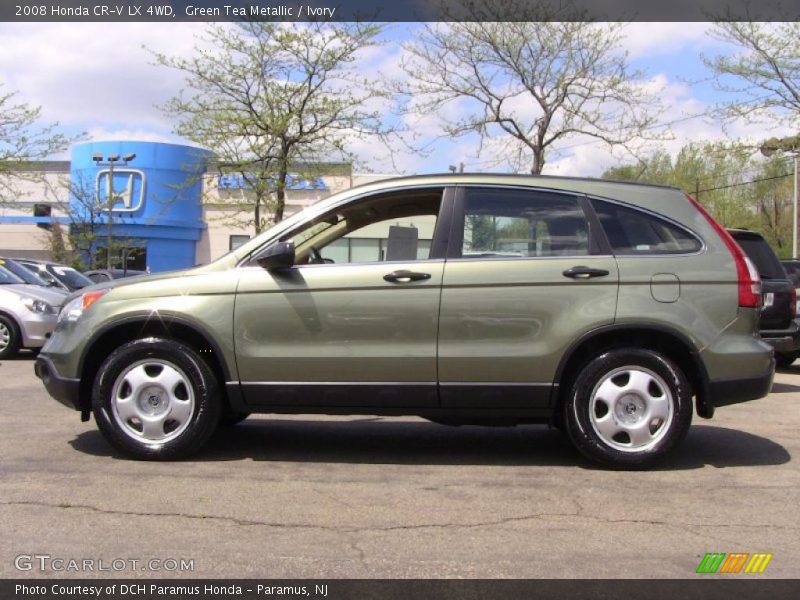 Green Tea Metallic / Ivory 2008 Honda CR-V LX 4WD