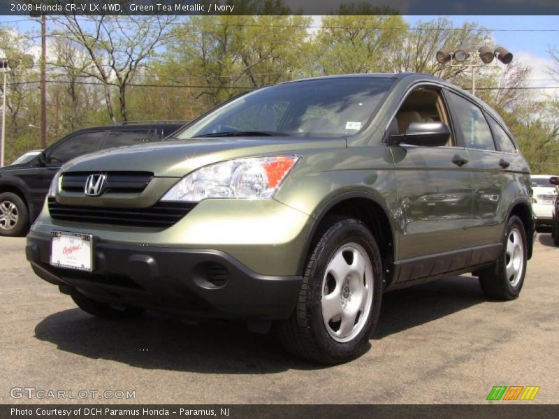 Green Tea Metallic / Ivory 2008 Honda CR-V LX 4WD