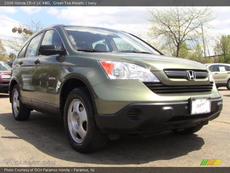 Green Tea Metallic / Ivory 2008 Honda CR-V LX 4WD