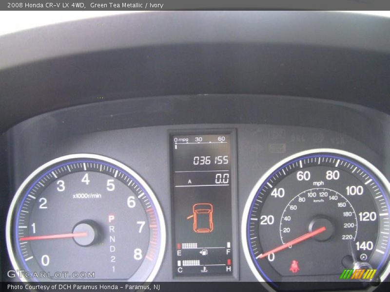 Green Tea Metallic / Ivory 2008 Honda CR-V LX 4WD
