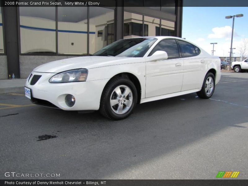 Ivory White / Ebony 2008 Pontiac Grand Prix Sedan