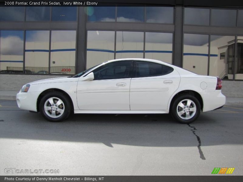 Ivory White / Ebony 2008 Pontiac Grand Prix Sedan