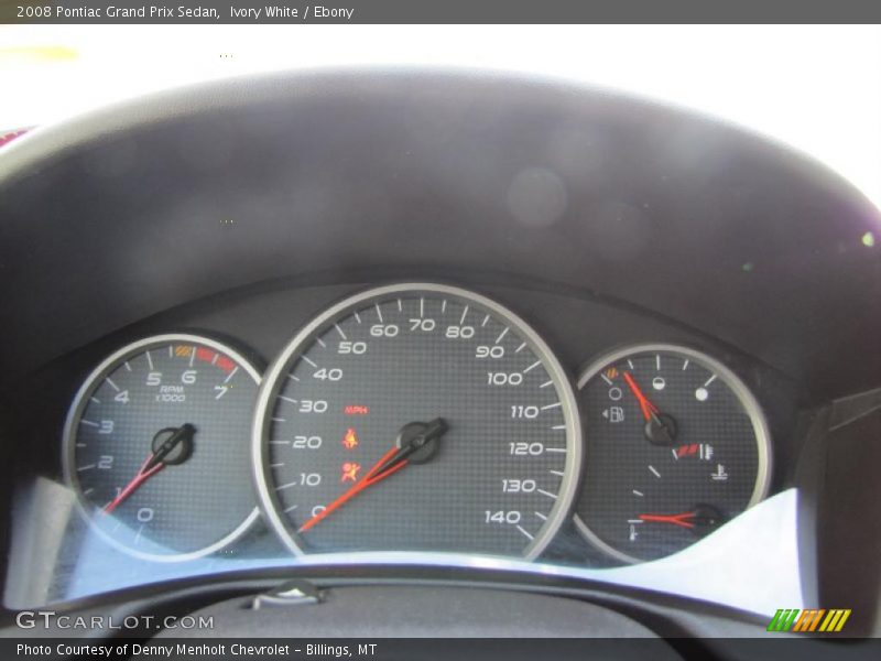 Ivory White / Ebony 2008 Pontiac Grand Prix Sedan