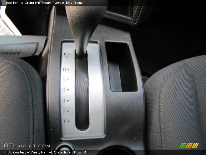 Ivory White / Ebony 2008 Pontiac Grand Prix Sedan