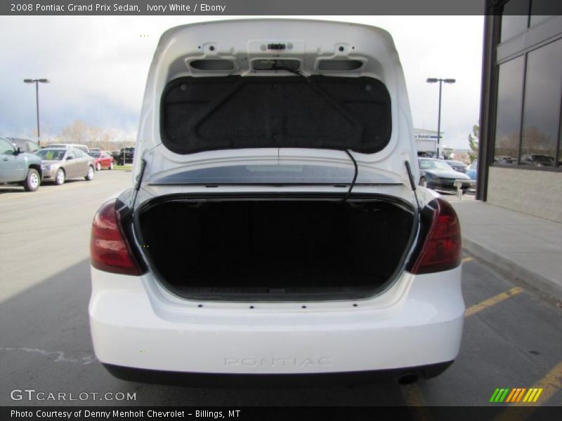 Ivory White / Ebony 2008 Pontiac Grand Prix Sedan