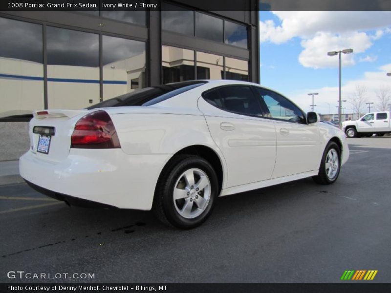 Ivory White / Ebony 2008 Pontiac Grand Prix Sedan