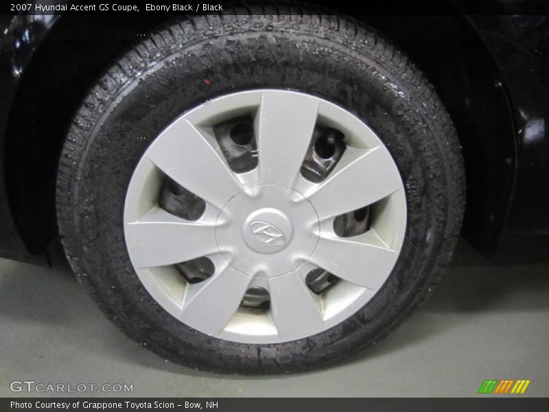 Ebony Black / Black 2007 Hyundai Accent GS Coupe