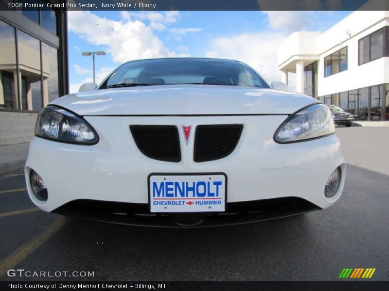 Ivory White / Ebony 2008 Pontiac Grand Prix Sedan