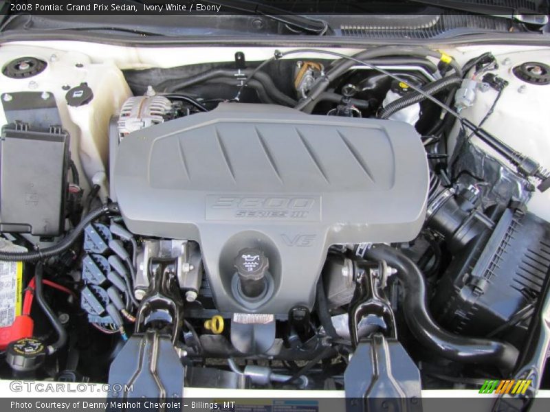 Ivory White / Ebony 2008 Pontiac Grand Prix Sedan