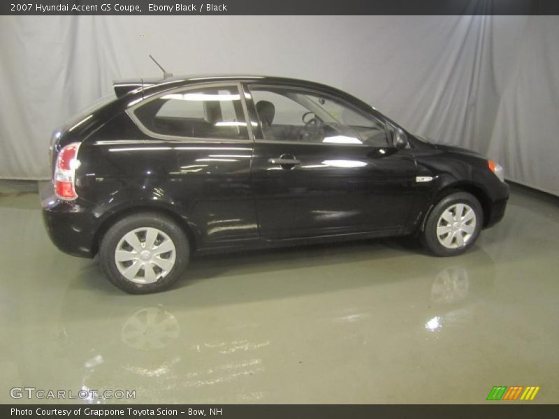 Ebony Black / Black 2007 Hyundai Accent GS Coupe