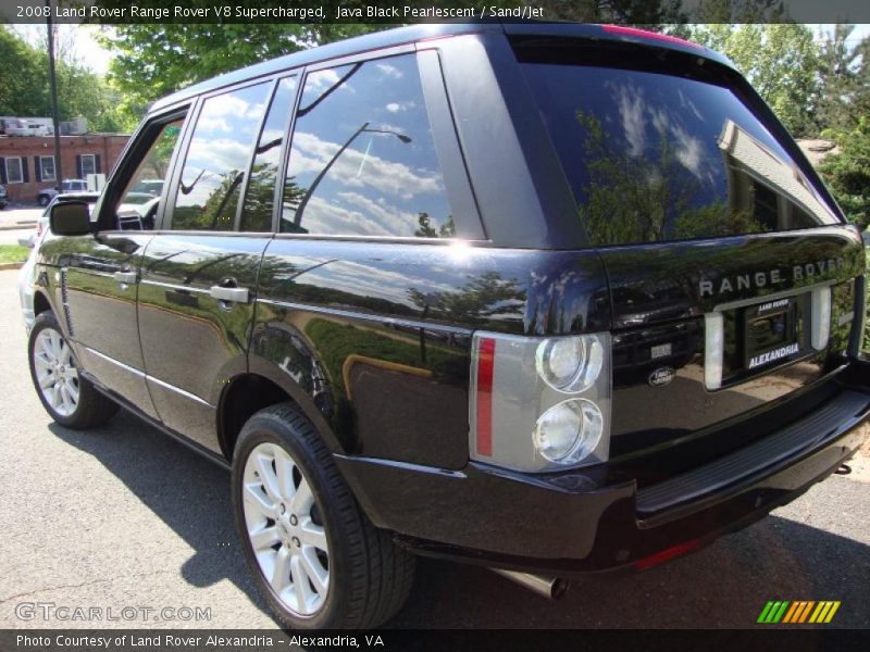 Java Black Pearlescent / Sand/Jet 2008 Land Rover Range Rover V8 Supercharged