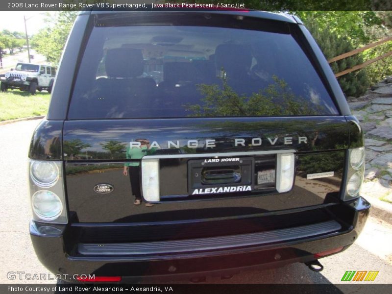 Java Black Pearlescent / Sand/Jet 2008 Land Rover Range Rover V8 Supercharged