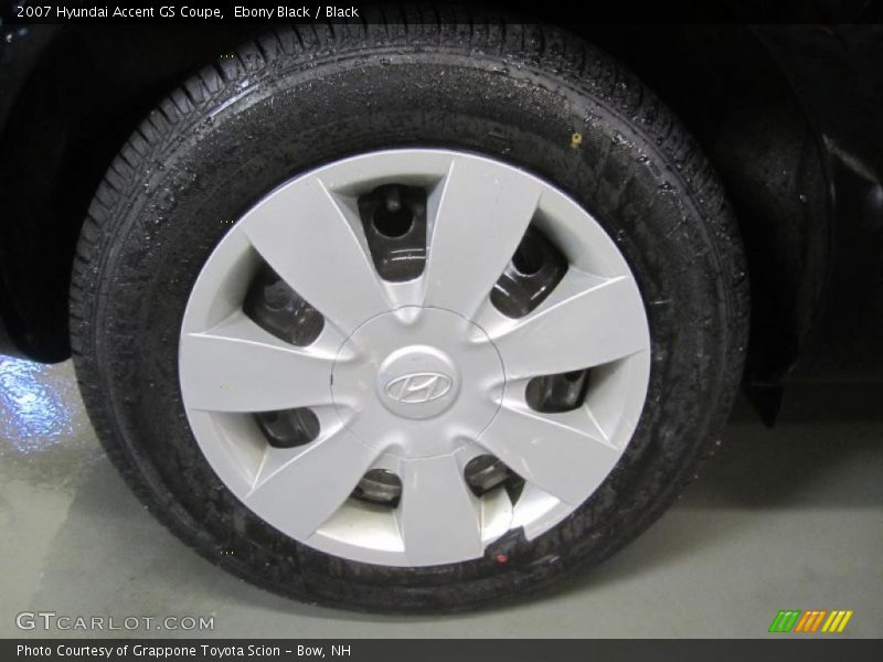 Ebony Black / Black 2007 Hyundai Accent GS Coupe