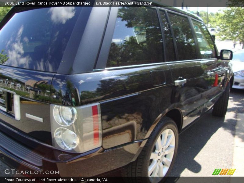 Java Black Pearlescent / Sand/Jet 2008 Land Rover Range Rover V8 Supercharged