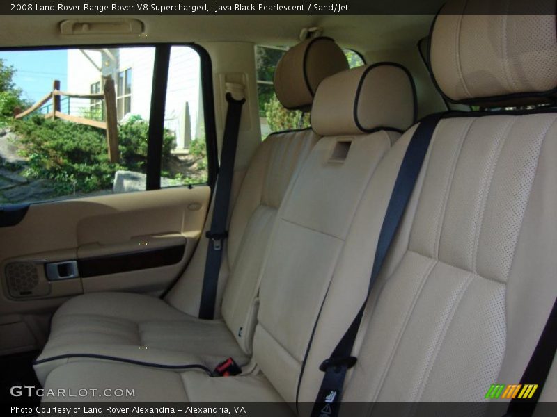Java Black Pearlescent / Sand/Jet 2008 Land Rover Range Rover V8 Supercharged