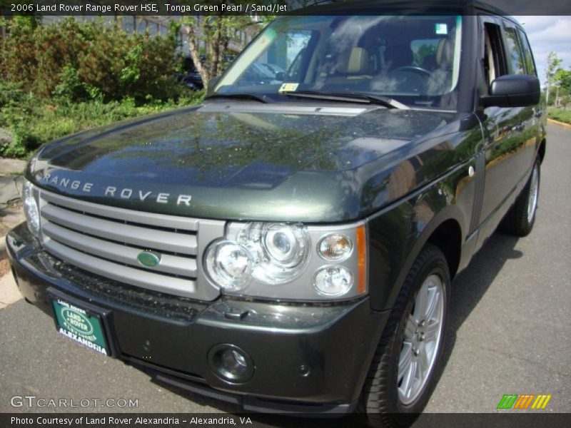 Tonga Green Pearl / Sand/Jet 2006 Land Rover Range Rover HSE