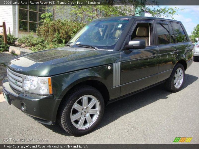 Tonga Green Pearl / Sand/Jet 2006 Land Rover Range Rover HSE