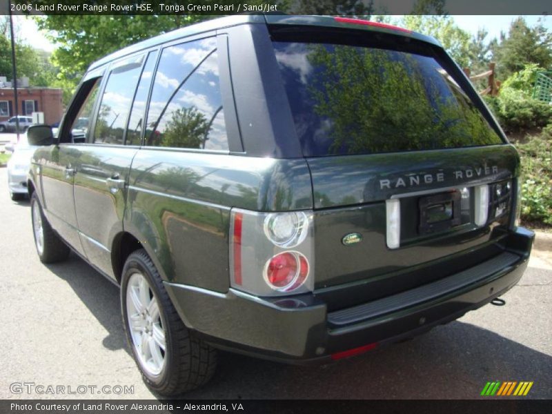 Tonga Green Pearl / Sand/Jet 2006 Land Rover Range Rover HSE