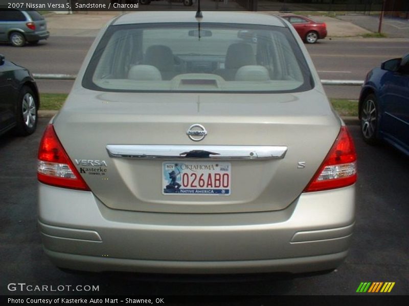 Sandstone / Charcoal 2007 Nissan Versa S