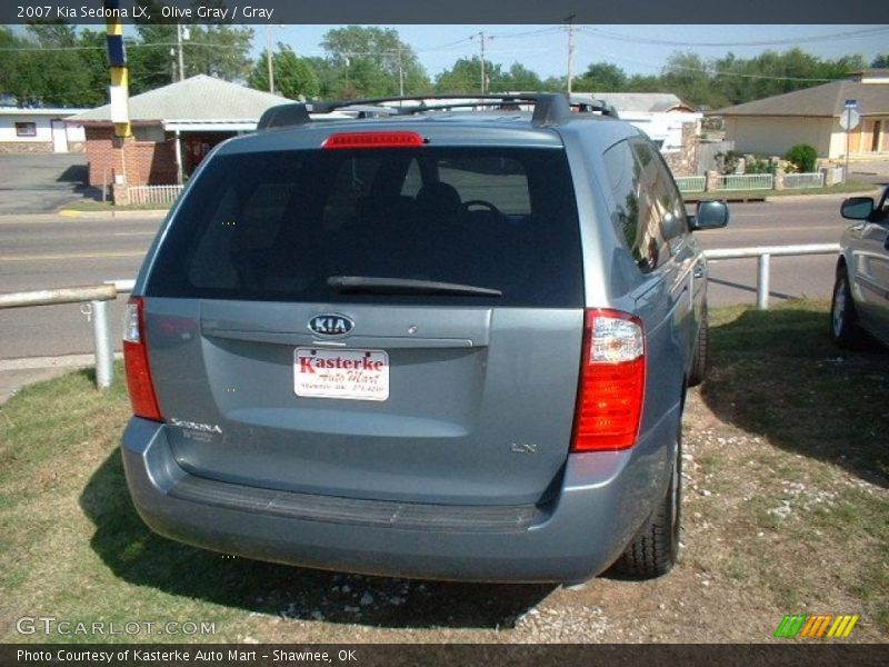 Olive Gray / Gray 2007 Kia Sedona LX