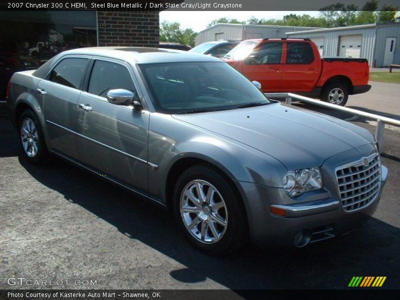 Steel Blue Metallic / Dark Slate Gray/Light Graystone 2007 Chrysler 300 C HEMI