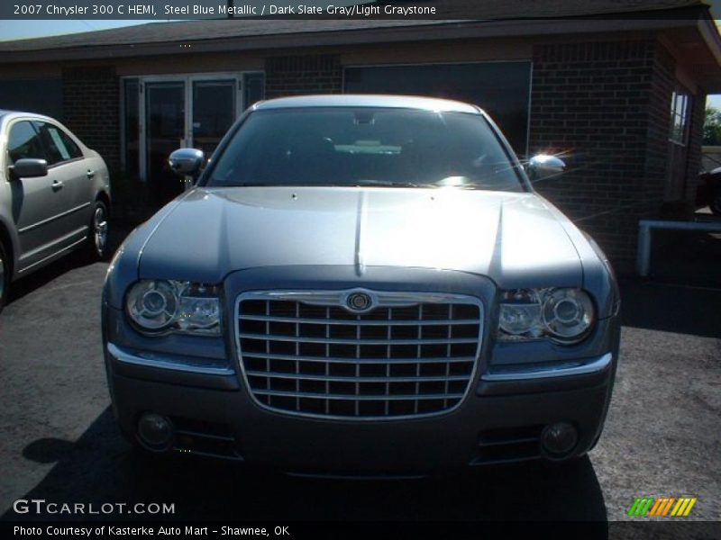 Steel Blue Metallic / Dark Slate Gray/Light Graystone 2007 Chrysler 300 C HEMI