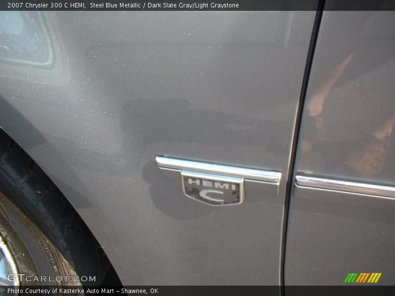 Steel Blue Metallic / Dark Slate Gray/Light Graystone 2007 Chrysler 300 C HEMI