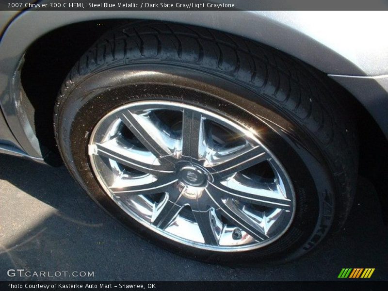 Steel Blue Metallic / Dark Slate Gray/Light Graystone 2007 Chrysler 300 C HEMI