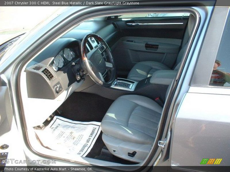 Steel Blue Metallic / Dark Slate Gray/Light Graystone 2007 Chrysler 300 C HEMI
