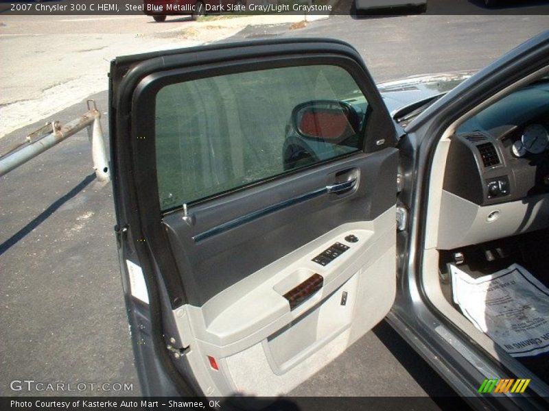 Steel Blue Metallic / Dark Slate Gray/Light Graystone 2007 Chrysler 300 C HEMI